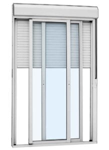 Porta Acústica com Persiana Integrada